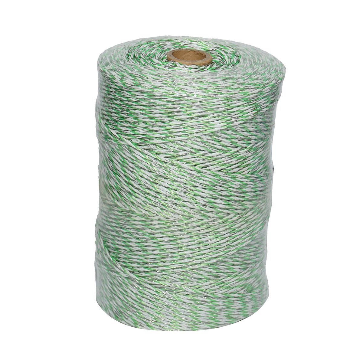 Rola fir verde-alb fi 3mm 6x0.3mm SS 0.31 Ohm/m, 500m gard electric Breckner Germany